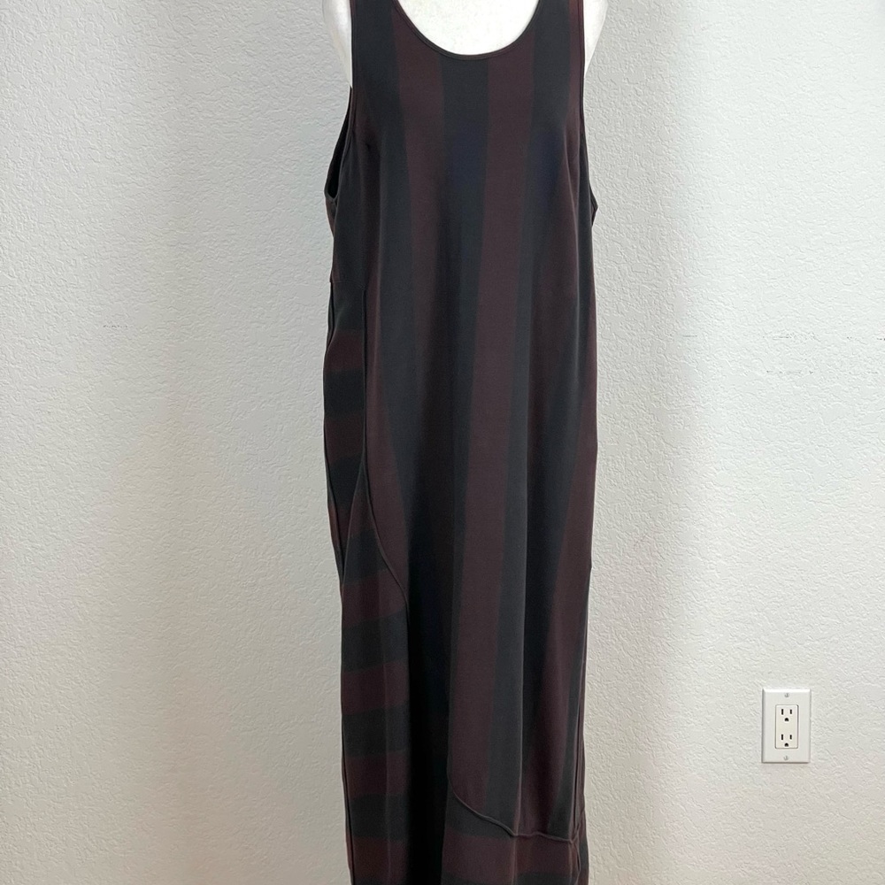 Hebbeding Logenlook Tunic Striped Maxi Dress Size 2